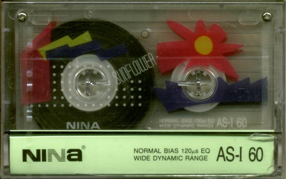 Compact Cassette Nina 60 "AS-I SunFlower" Type I Normal South Korea