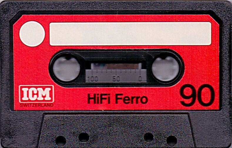 Compact Cassette ICM HIFI Ferro 90 "SF-Cassette" Type I Normal 1982 Europe