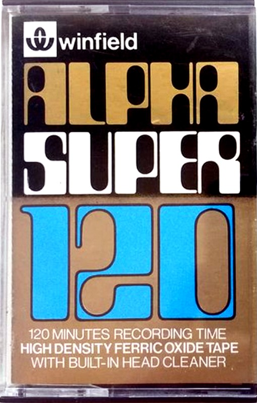 Compact Cassette Winfield Alpha Super 120 Type I Normal 1978 UK