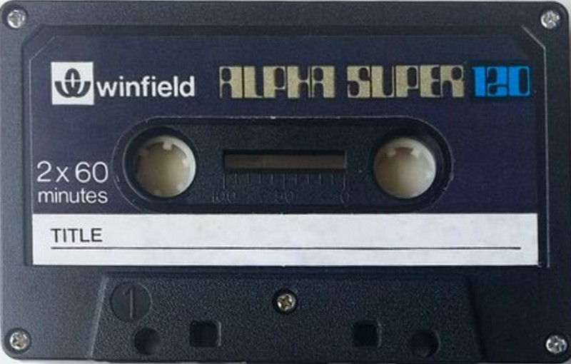 Compact Cassette: Unknown Winfield - Alpha Super 120