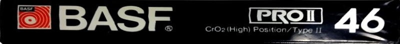 Compact Cassette BASF PRO 46 "PRO II" Type II Chrome 1982 Japan