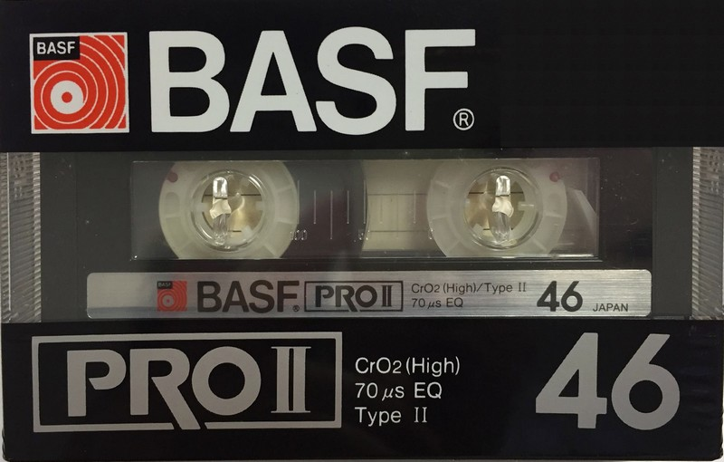 Compact Cassette BASF PRO 46 "PRO II" Type II Chrome 1982 Japan