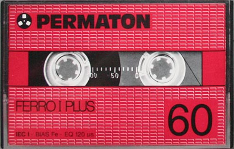 Compact Cassette Permaton Ferro I Plus 60 Type I Normal 1980 Germany