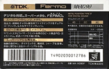 Compact Cassette TDK MA-XG 90 "MA-XG90F Fermo" Type IV Metal 1990 Japan