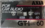 Compact Cassette AXIA GT-I 60 "For Car Audio" Type I Normal 1985 Japan