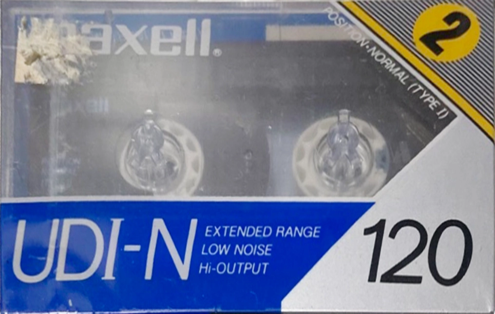 2 pack Maxell UDI-N 120 Type I Normal 1985 Japan