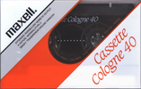 Compact Cassette Maxell Cologne 40 Type I Normal 1988 Japan