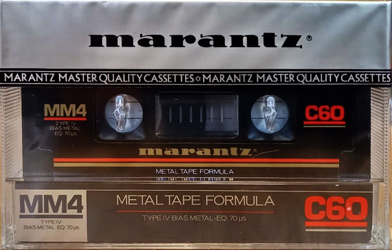 Compact Cassette Marantz MM4 60 Type IV Metal 1983 Europe