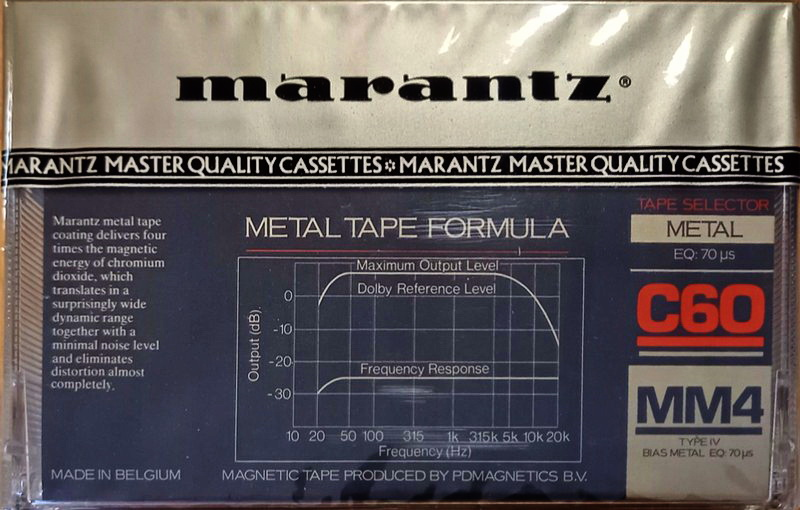 Compact Cassette: PDM Magnetics Marantz - MM4 60