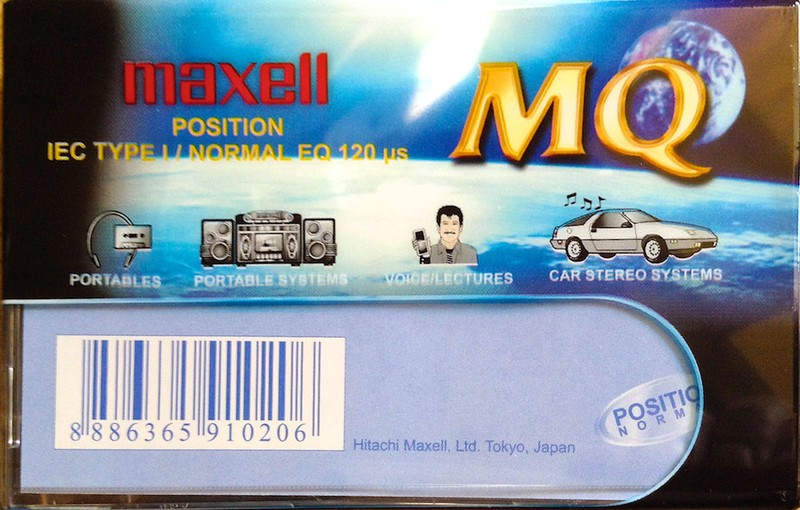 Compact Cassette Maxell MQ 90 Type I Normal 2002 Worldwide