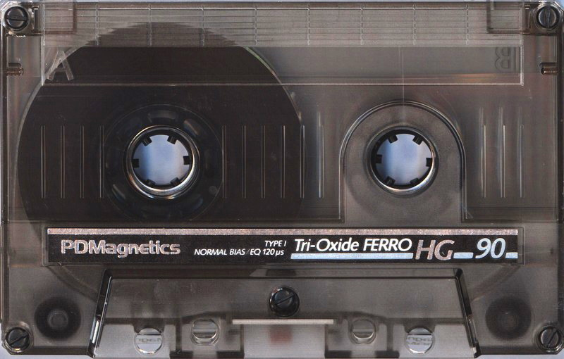 Compact Cassette PDM Tri-Oxide Ferro 90 "HG" Type I Normal 1983 Europe