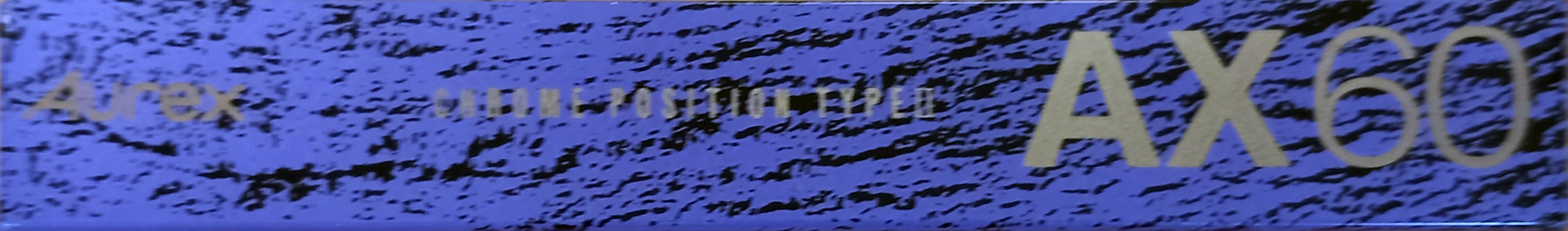 Compact Cassette Aurex AX 60 Type II Chrome 1990 Japan