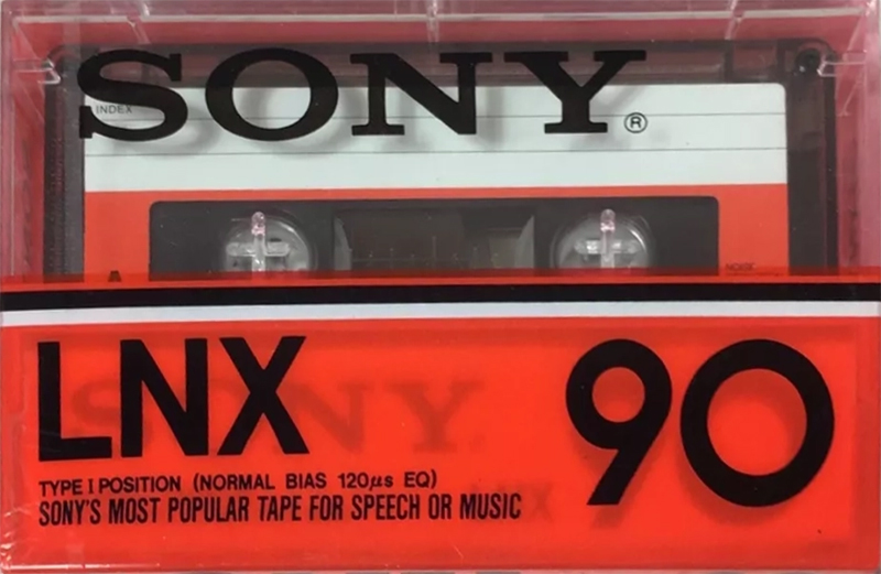 Compact Cassette Sony LNX 90 Type I Normal 1982 USA