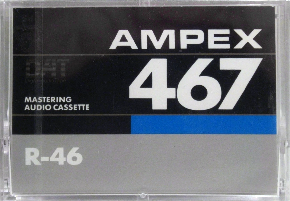 Digital Audio Tape Ampex 467 46 Type IV Metal 1991 USA