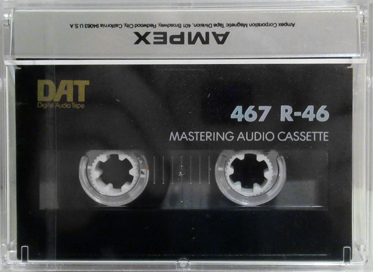 Digital Audio Tape Ampex 467 46 Type IV Metal 1991 USA