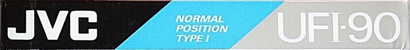 Compact Cassette JVC UFI 90 Type I Normal 1990 North America