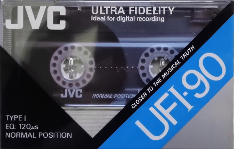 Compact Cassette:  JVC - UFI 90