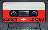 Compact Cassette Scotch LD 60 Type I Normal 1976 Japan