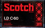Compact Cassette Scotch LD 60 Type I Normal 1976 Japan