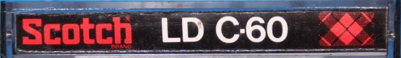 Compact Cassette Scotch LD 60 Type I Normal 1976 Japan