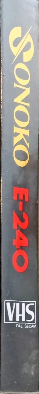 VHS, Video Home System Sonoko 240 Type I Normal Italy
