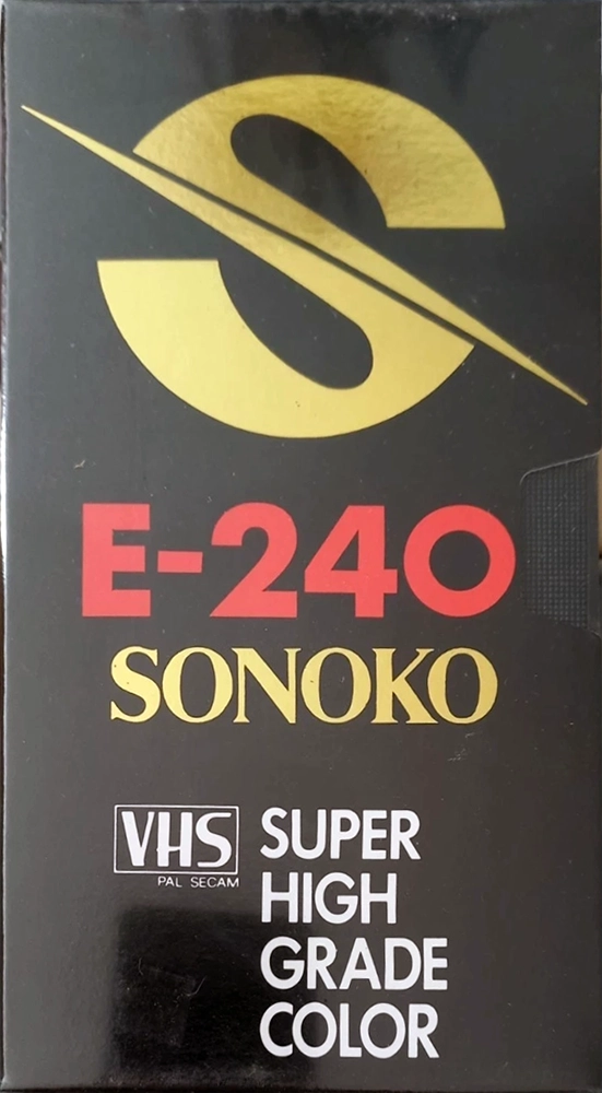 VHS, Video Home System Sonoko 240 Type I Normal Italy