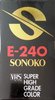 VHS, Video Home System Sonoko 240 Type I Normal Italy
