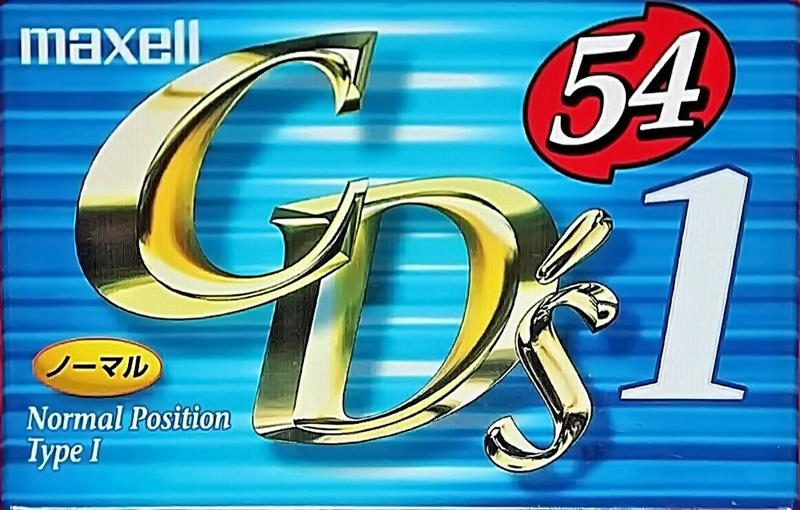 Compact Cassette Maxell CD`s I / CD`s 1 54 "CDS1-54M" Type I Normal 1999 Japan