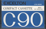 Compact Cassette Excelton 90 Type I Normal Hong Kong