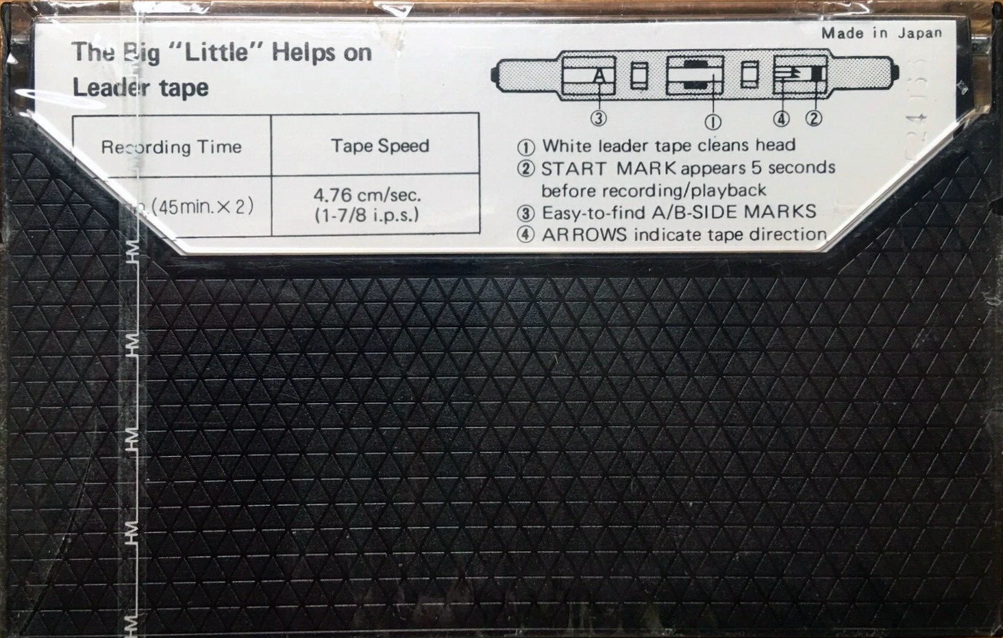 Compact Cassette Hitachi UD 90 Type I Normal 1976 Europe