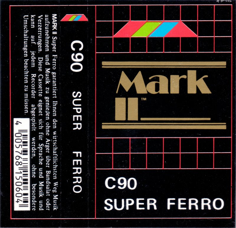 Compact Cassette Mark II Super Ferro 90 Type I Normal 1985 Germany