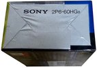 2 pack Sony HG 60 "P6-60HGB" Type IV Metal 1991 Japan