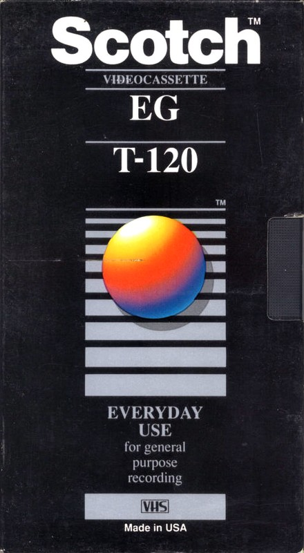 VHS, Video Home System Scotch EG 120 Type I Normal 1989 USA