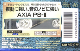 Compact Cassette AXIA PS-II / PS-2 46 "PS2 C 46" Type II Chrome 1992 Japan
