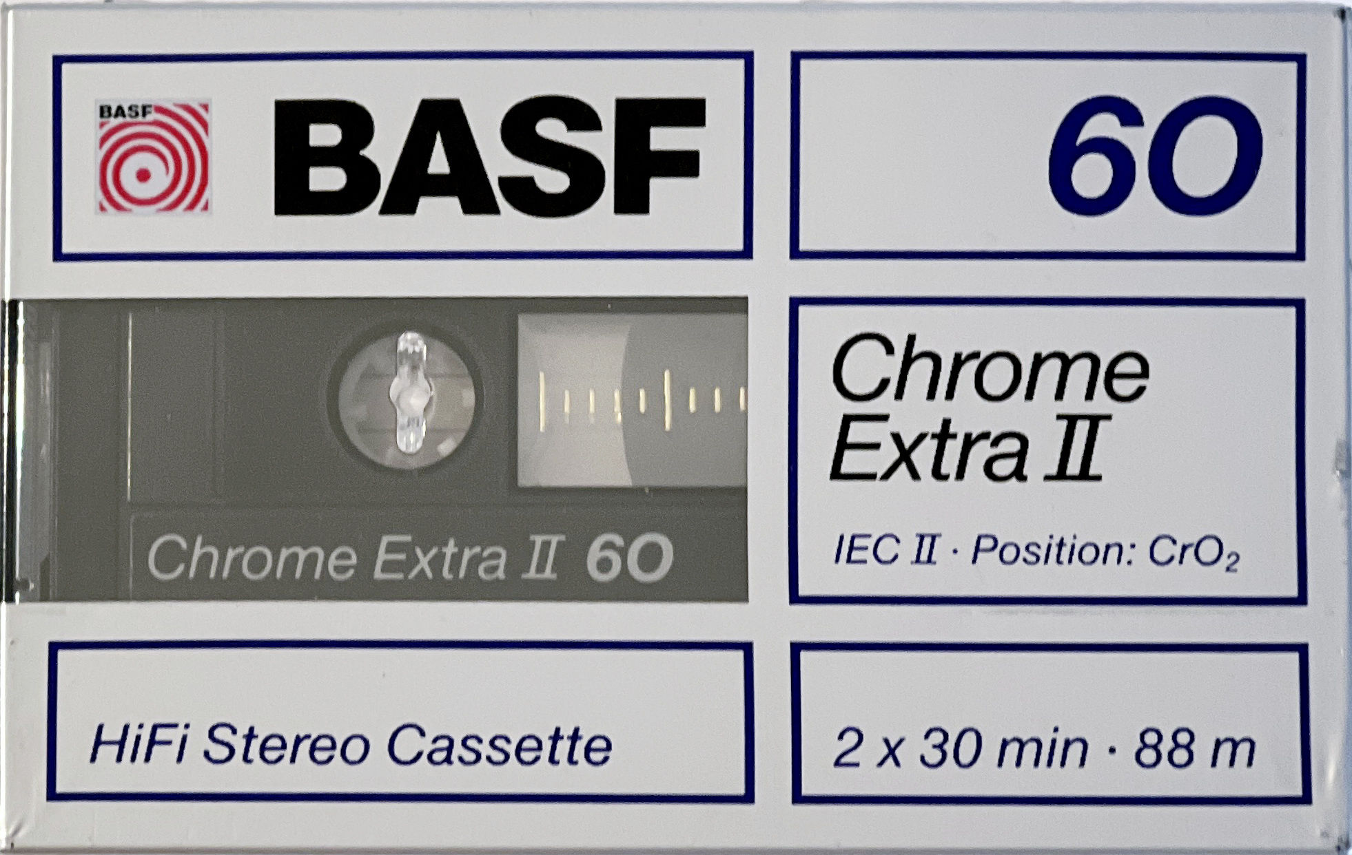 Compact Cassette: BASF  - Chrome Extra II 60