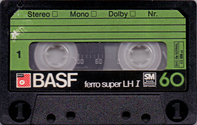 Compact Cassette: BASF  - Ferro Super LH I 60