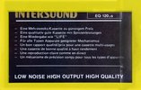 Compact Cassette Intersound 60 Type I Normal Europe