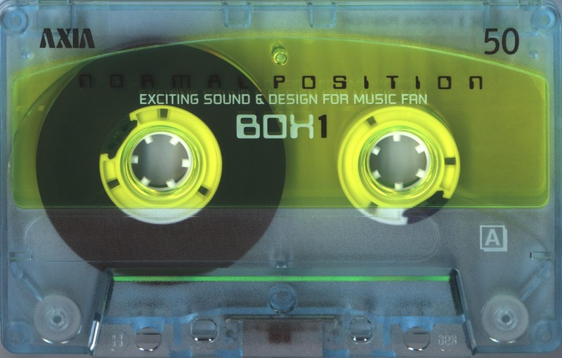 Compact Cassette AXIA Box 1 50 "BOX1C 50" Type I Normal 1997 Japan