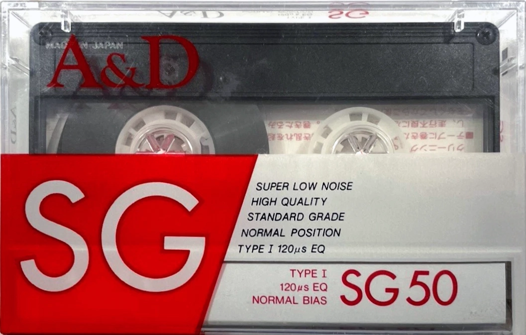 Compact Cassette A&D SG 50 Type I Normal 1989 Japan