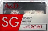 Compact Cassette A&D SG 50 Type I Normal 1989 Japan