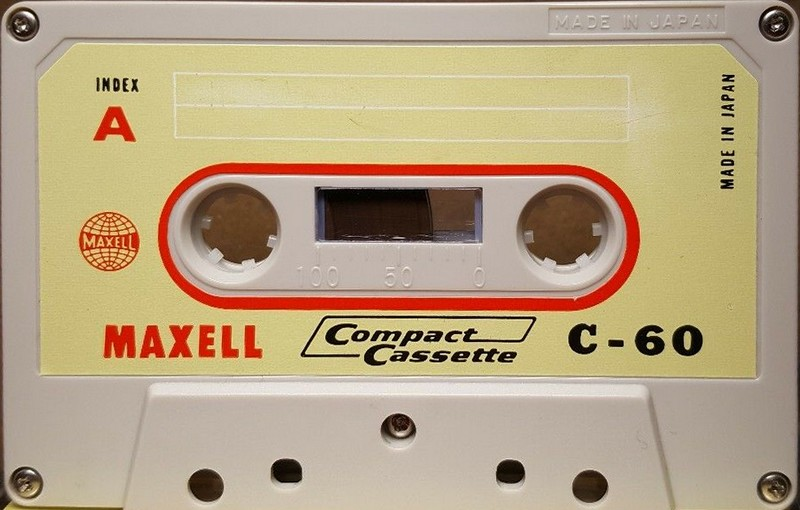Compact Cassette Maxell 60 Type I Normal 1967 Worldwide