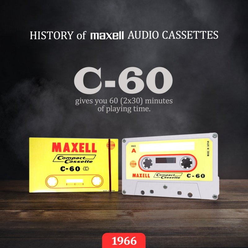 Compact Cassette: Maxell / Hitachi Maxell -  60