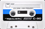 Compact Cassette Realistic 90 Type I Normal 1973 USA