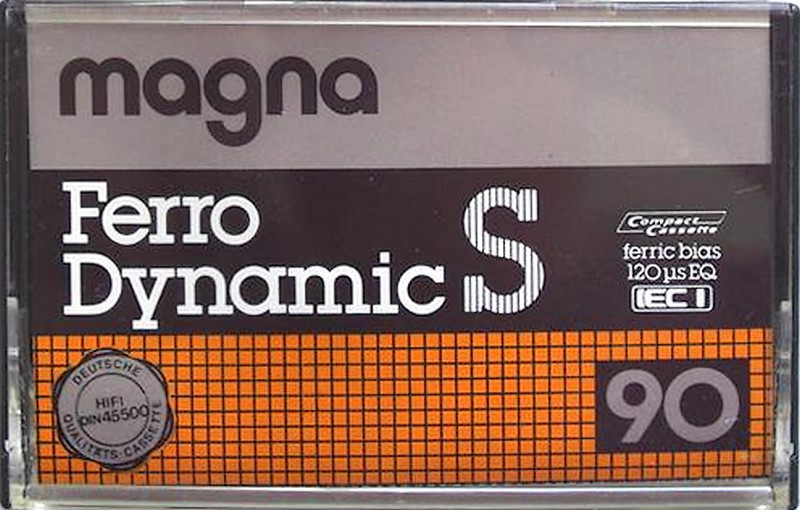 Compact Cassette Magna Ferro Dynamic S 90 Type I Normal 1979 Europe