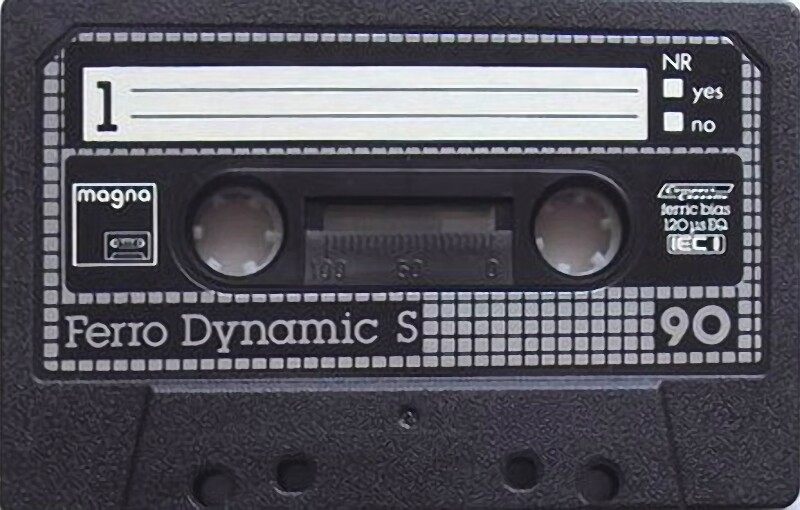 Compact Cassette Magna Ferro Dynamic S 90 Type I Normal 1979 Europe