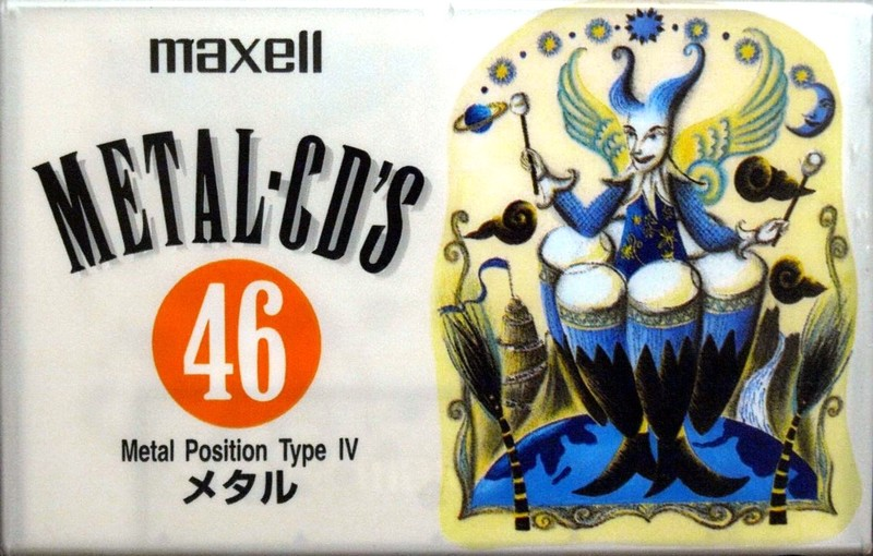 Compact Cassette Maxell Metal CD's 46 "MCDS-46J" Type IV Metal 1995 Japan