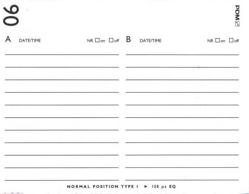 Compact Cassette: PDM Magnetics PDM - FE 90