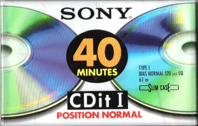 Compact Cassette: Sony  - CDit I 40