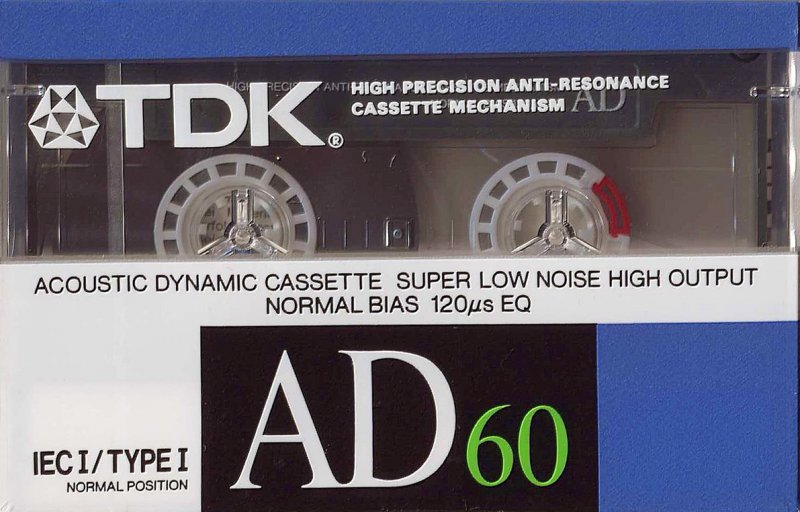 Compact Cassette: TDK  - AD 60