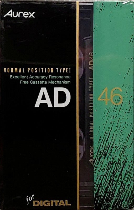 Compact Cassette Aurex AD 46 Type I Normal 1990 Japan